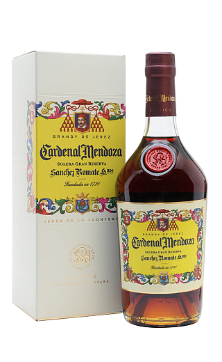 Кардинал Мендоса Бренди де Херес Солера Гран Резерва в п/у (Cardinal Mendoza Brady de Xeres Solera Grand Reserva in g/b) Кардинал Мендоса Бренди де Херес Солера Гран Резерва в п/у (Cardinal Mendoza Brady de Xeres Solera Grand Reserva in g/b)