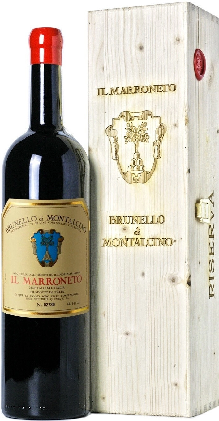 Иль Марронето Брунелло ди Монтальчино 2015 1.5л в п/у (Il Marroneto Brunello di Montalcino 2015 1.5l in g/b)