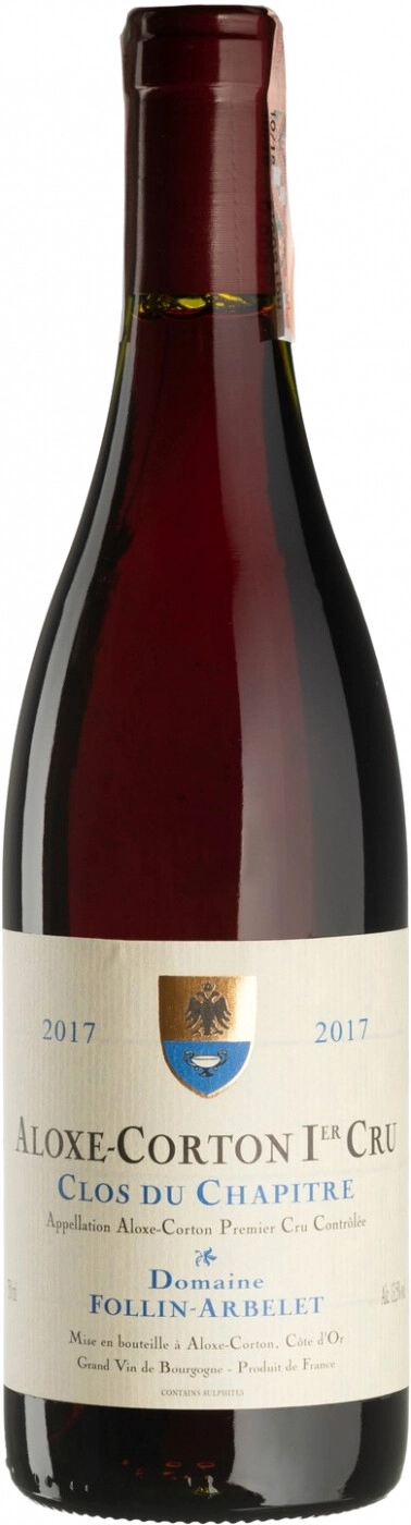 Домен Фоллин-Арбеле Алокс-Кортон Премье Крю Кло дю Шапитр 2018 (Domaine Follin-Arbelet Aloxe-Corton 1er Cru Clos du Chapitre 2018)