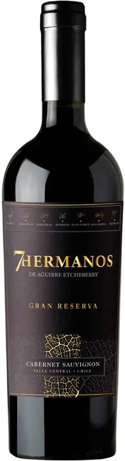 7 Эрманос Каберне Совиньон Гран Ресерва 2018 (7 Hermanos Cabenet Sauvignon Gran Reserva 2018)