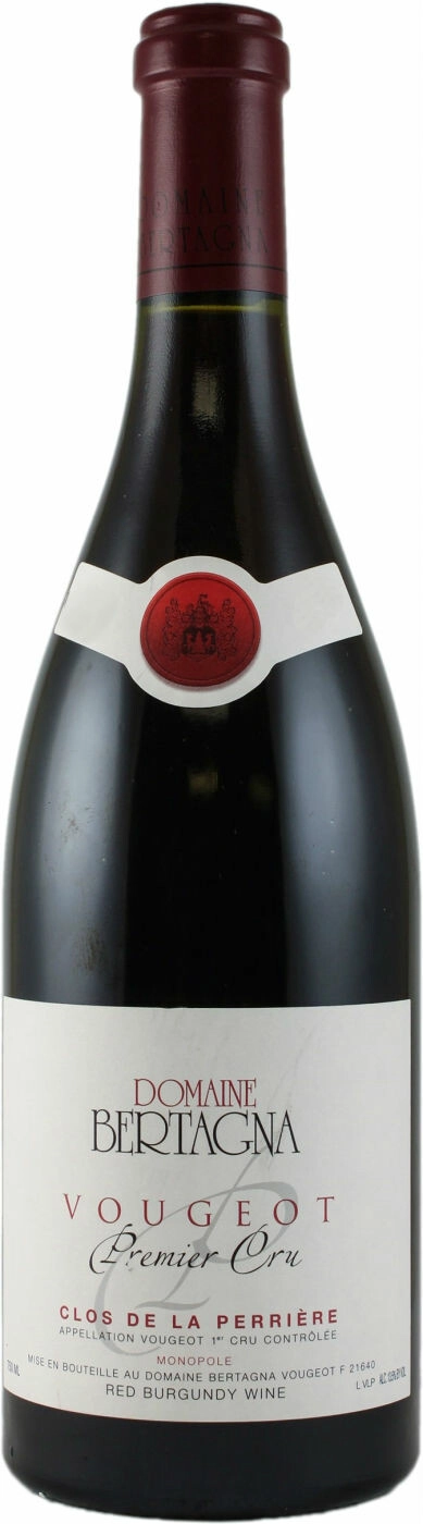 Домен Бертанья Вужо 1-е Крю Кло де ла Перрьер Монополь, 2017 (Domaine Bertagna Vougeot 1-er Cru Clos de La Perriere Monopole 2017)