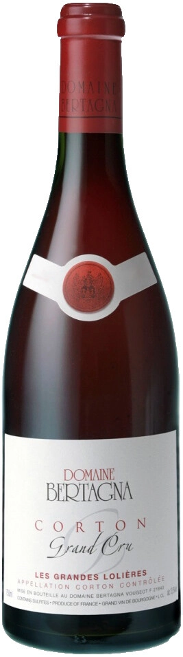 Домен Бертанья Кортон Гран Крю Ле Гранд Лольер 2016 (Domaine Bertagna Corton Grand Cru Les Grandes Lolieres 2016)