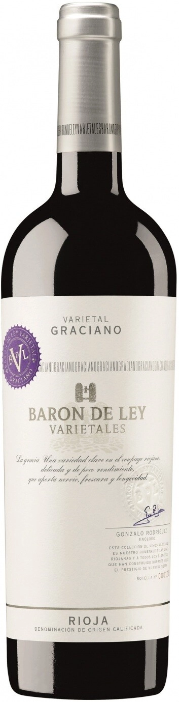 Барон де Лей Варьеталес Грасиано 2014 (Baron de Ley Varietales Graciano 2014)