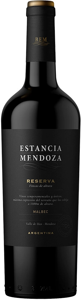 Эстансия Мендоса Ресерва Мальбек 2020 (Estancia Mendoza Reserva Malbec 2020)