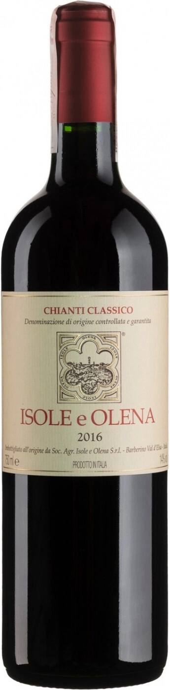 Изоле э Олена Кьянти Классико 2016 (Isole e Olena Chianti Classico 2016)