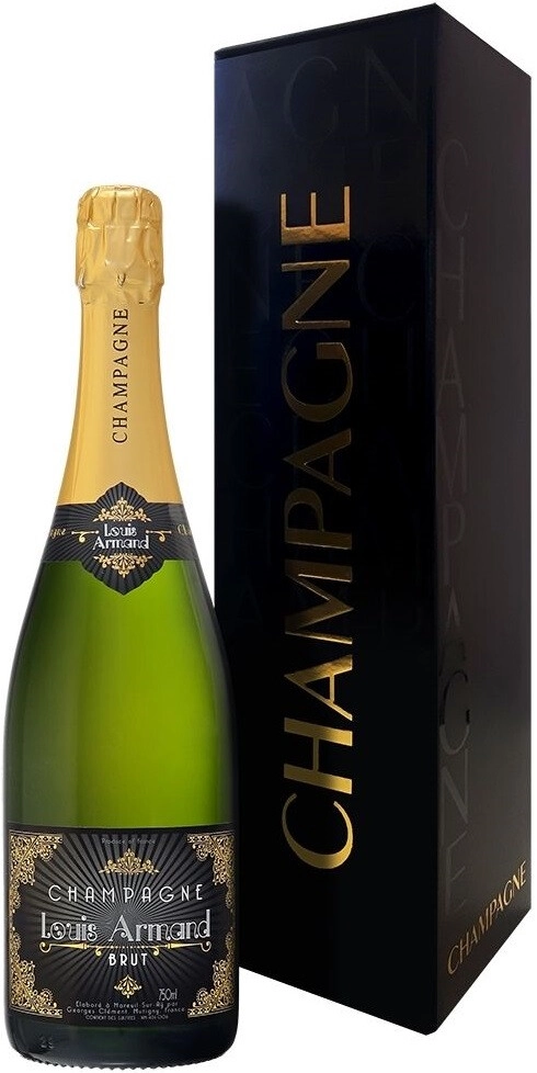 Луи Арман Брют в п/у (Champagne Louis Armand Brut in g/b)