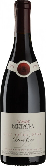 Домен Бертанья Кло Сен-Дени Гран Крю 2018 1,5л (Domaine Bertagna Clos St. Denis Grand Cru 2018 1,5L)