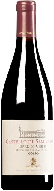 Машарелли Россо Терре ди Кьети Кастелло ди Семивиколи 2017 (Masciarelli Rosso Terre di Chieti Castello di Semivicoli 2017)