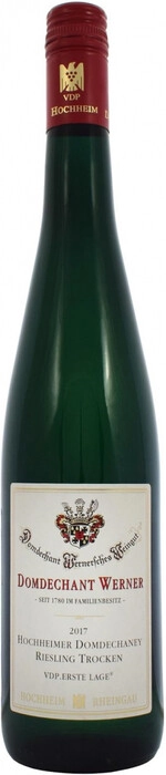 Домдешант Вернер Хоххаймер Домдешаней Рислинг 2017 (Domdechant Werner Hochheimer Domdechaney Riesling Trocken Rheingau 2017)