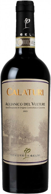 Тенута и Гелси Альянико дель Вультуре Супериоре 2013 (Tenuta i Gelsi Aglianico del Vulture Superiore 2013)