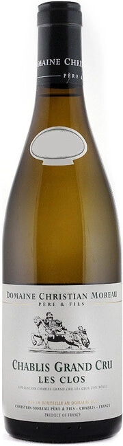 Домен Кристиан Моро Шабли Гран Крю Ле Кло 2018 1.5л (Domaine Christian Moreau Chablis Grand Cru Les Clos 2017 1.5l)