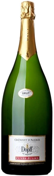 Допф о Мулен Креман д'Эльзас Кюве Жюльен Брют 1.5л (Dopff au Moulin Cremant d'Alsace Cuvee Julien Brut 1.5l)