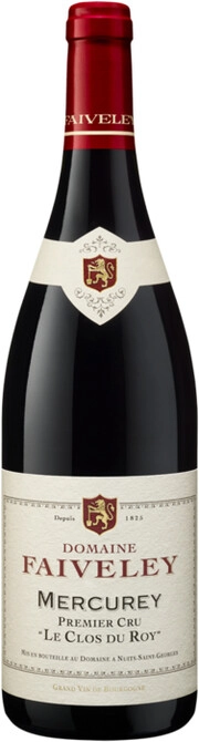 Домен Февле Меркюре Премье Крю Ле Кло дю Руа 2019 (Domaine Faiveley Mercurey 1er Cru Rouge Le Clos du Roy 2019)