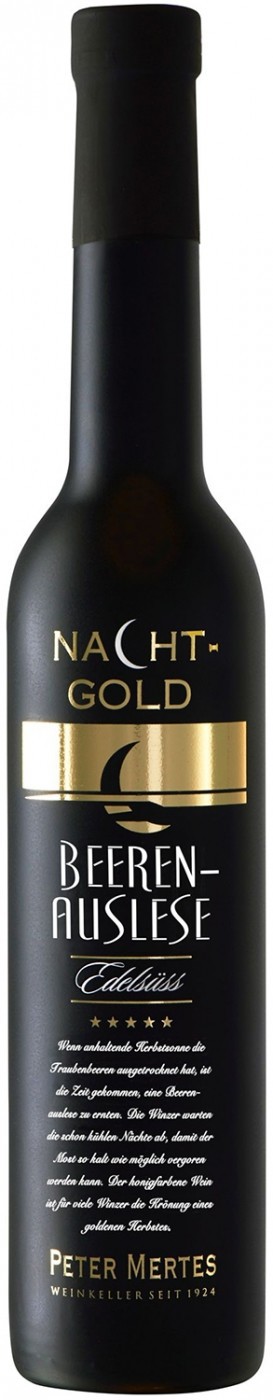Петер Мертес Бееренауслезе Нахтгольд сладкое 2021 0.375л (Peter Mertes Beerenauslese Nachtgold süß 2021 0.375l) Петер Мертес Бееренауслезе Нахтгольд сладкое 2021 0.375л (Peter Mertes Beerenauslese Nachtgold süß 2021 0.375l)