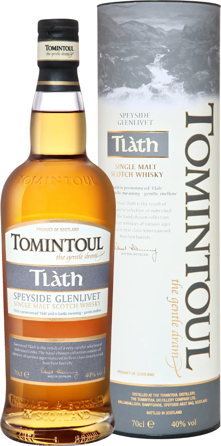 Томинтул Спейсайд Гленливет 3 года в п/у (Tomintoul Speyside Glenlivet 3 Years Old in g/b)