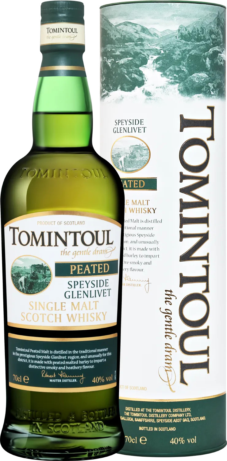 Томинтул Спейсайд Гленливет Питед в п/у (Tomintoul Speyside Glenlivet Peatet in g/b)