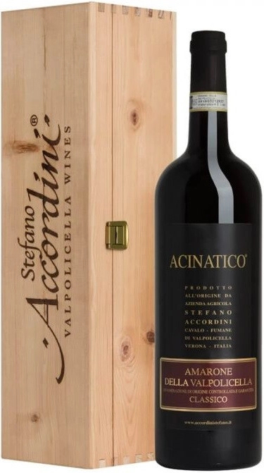 Ачинатико Амароне делла Вальполичелла Классико 2018 в п/у 1.5л (Acinatico Amarone della Valpolicella Classico 2018 in g/b 1.5L) Ачинатико Амароне делла Вальполичелла Классико 2018 в п/у 1.5л (Acinatico Amarone della Valpolicella Classico 2018 in g/b 1.5L)