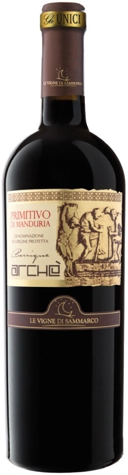 Ле Винье ди Саммарко Архэ Примитиво ди Мандурия (Le Vigne di Sammarco Arche Primitivo di Manduria) Ле Винье ди Саммарко Архэ Примитиво ди Мандурия (Le Vigne di Sammarco Arche Primitivo di Manduria)
