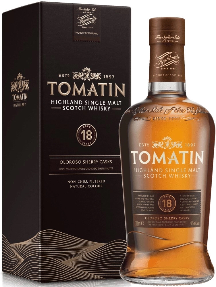 Томатин 18 лет в п/у (Tomatin 18 Years Old in g/b) Томатин 18 лет в п/у (Tomatin 18 Years Old in g/b)