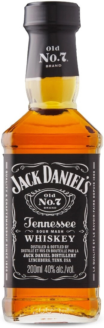 Джек Дэниел’с Теннесси Виски 200мл (Jack Daniel’s Tennessee Whiskey 200ml)