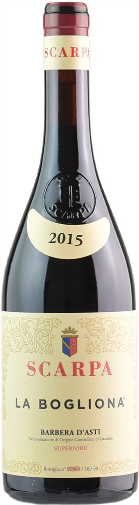 Скарпа Ла Больона Барбера д'Асти Суперьоре 2015 (Scarpa La Bogliona Barbera d'Asti DOCG Superiore 2015) Скарпа Ла Больона Барбера д'Асти Суперьоре 2015 (Scarpa La Bogliona Barbera d'Asti DOCG Superiore 2015)