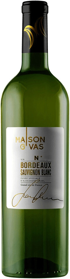Мезон Живас Бордо Совиньон Блан 2021 (Maison Givas № 2 Bordeaux Sauvignon Blanc 2021)