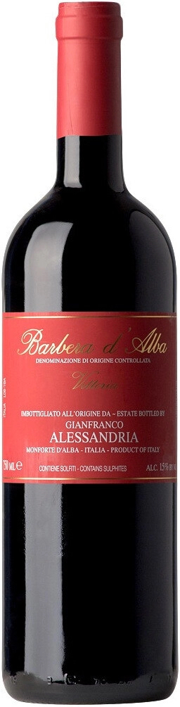 Алессандрия Джанфранко Виттория Барбера д'Альба 2019 (Alessandria Gianfranco Vittoria Barbera d'Alba 2019) Алессандрия Джанфранко Виттория Барбера д'Альба 2019 1.5л (Alessandria Gianfranco Vittoria Barbera d'Alba 2019 1.5L)