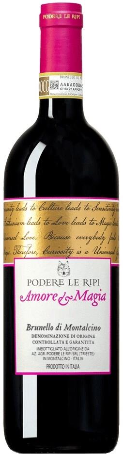 Подере ле Рипи Аморе э Маджиа Брунелло ди Монтальчино 2018 (Podere le Ripi Amore e Magia Brunello di Montalcino 2018) Подере ле Рипи Аморе э Маджиа Брунелло ди Монтальчино 2018 (Podere le Ripi Amore e Magia Brunello di Montalcino 2018)