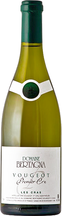 Домен Бертанья Вужо Премье Крю Ле Кра Блан 2018 (Domaine Bertagna Vougeot Premier Cru Les Cras Blanc 2018)