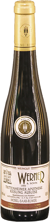 Вернер у зон Триттенхаймер Апотеке Рислинг Ауслезе 2002 (Werner u sohn Trittenheimer Apotheke Riesling Auslese 2002) Вернер у зон Триттенхаймер Апотеке Рислинг Ауслезе 2002 (Werner u sohn Trittenheimer Apotheke Riesling Auslese 2002)