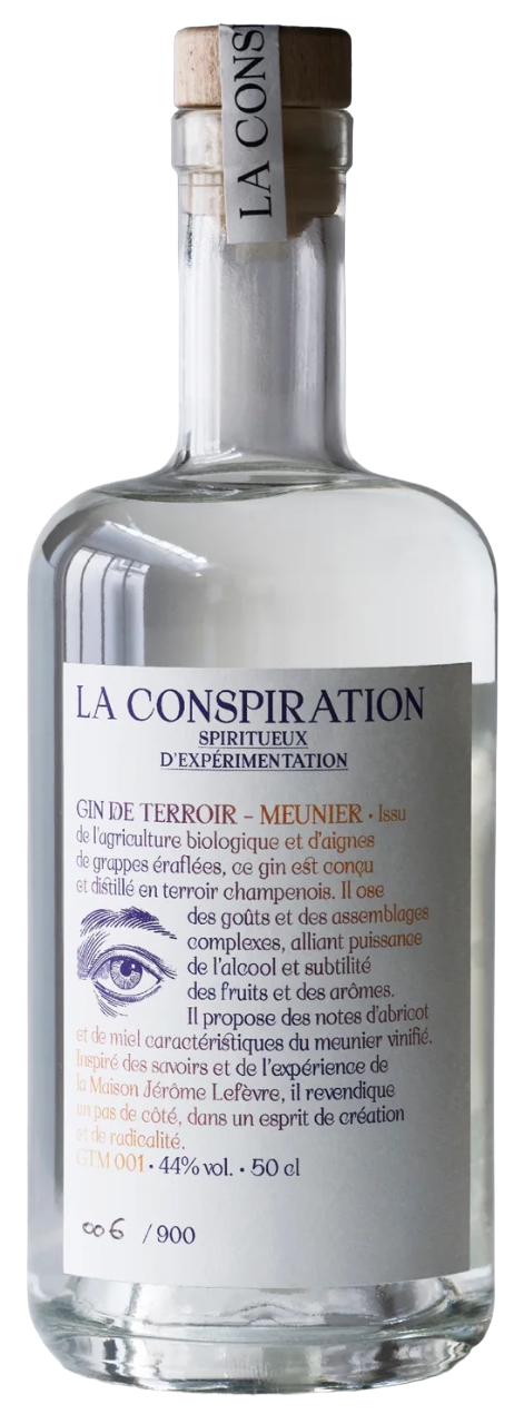 Ля Конспирасьон Джин де Терруар - Менье в п/у (La Conspiration Gin de Terroir - Meunier in g/b) Ля Конспирасьон Джин де Терруар - Менье в п/у (La Conspiration Gin de Terroir - Meunier in g/b)
