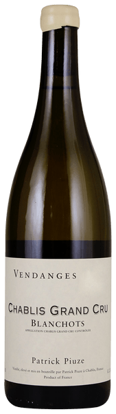 Патрик Пьюз Шабли Гран Крю Бланшо 2020 (Patrick Piuze Chablis Grand Cru Blanchots 2020) Патрик Пьюз Шабли Гран Крю Бланшо 2020 (Patrick Piuze Chablis Grand Cru Blanchots 2020)