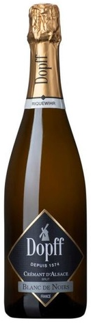 Допф о Мулен Креман д'Эльзас Блан де Нуар Брют 2016 (Dopff au Moulin Cremant d'Alsace Blanc de Noirs Brut 2016)