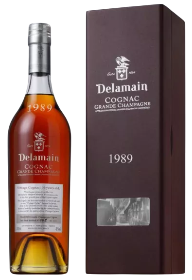 Деламен Винтаж 1989 в п/у (Delamain Vintage 1989 in g/b)