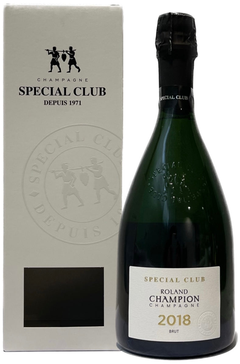 Ролан Шампьон Спешл Клаб Блан де Блан Гран Крю Брют 2018 в п/у (Roland Champion Special Club Blanc de Blancs Grand Cru Brut 2018 in gift box)