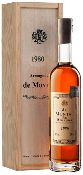 Де Монталь Ба Арманьяк 1980 в п/у (De Montal Bas Armagnac 1980 in g/b) Де Монталь Ба Арманьяк 1980 в п/у (De Montal Bas Armagnac 1980 in g/b)