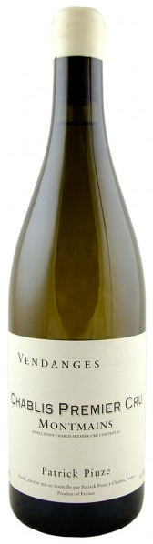 Патрик Пьюз Шабли Премье Крю Монмэн 2020 (Patrick Piuze Chablis 1-er Cru Montmains 2020) Патрик Пьюз Шабли Премье Крю Монмэн 2020 (Patrick Piuze Chablis 1-er Cru Montmains 2020)