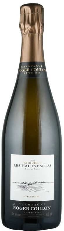 Рожер Кулон Лез О Парта Блан де Блан Шуйи Гран Крю 2015 (Roger Coulon Les Hauts Partas Blanc de Blancs Chouilly Grand Cru 2015)