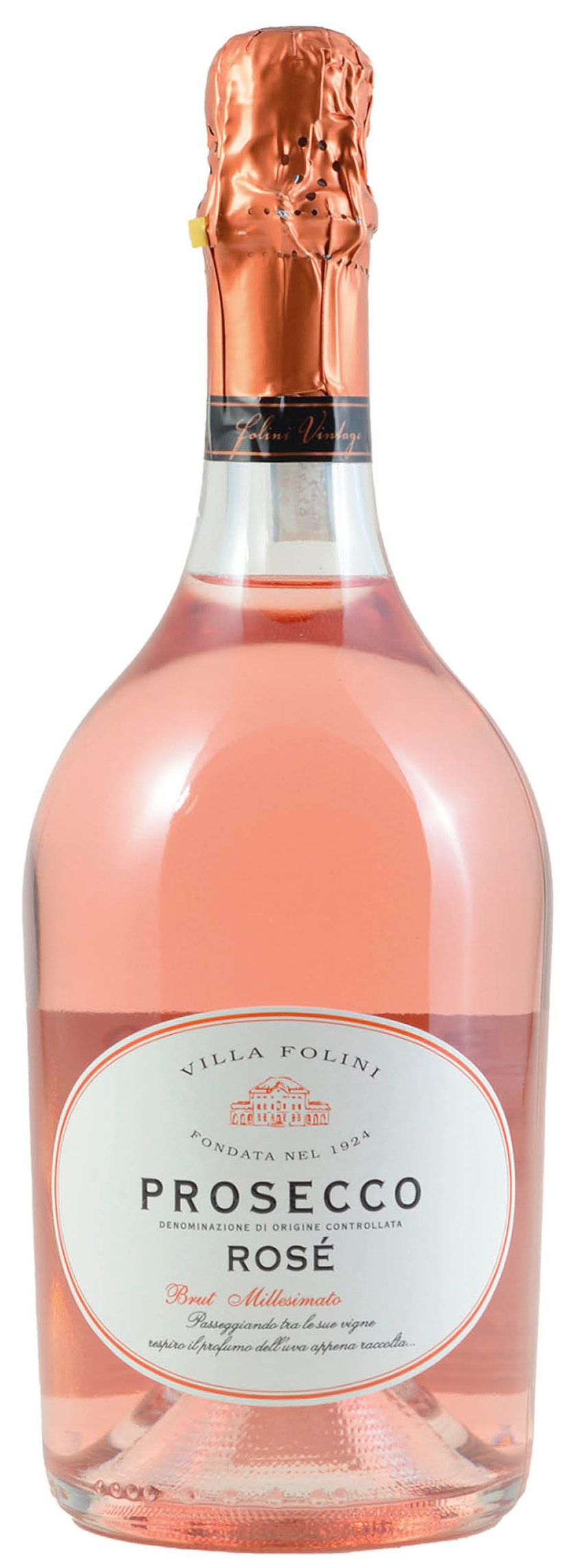 Вилла Фолини Милеземато Розе Просекко ДОК 2022 (Villa Folini Millesimato Rose Prosecco DOC 2022) Вилла Фолини Милеземато Розе Просекко ДОК 2022 (Villa Folini Millesimato Rose Prosecco DOC 2022)