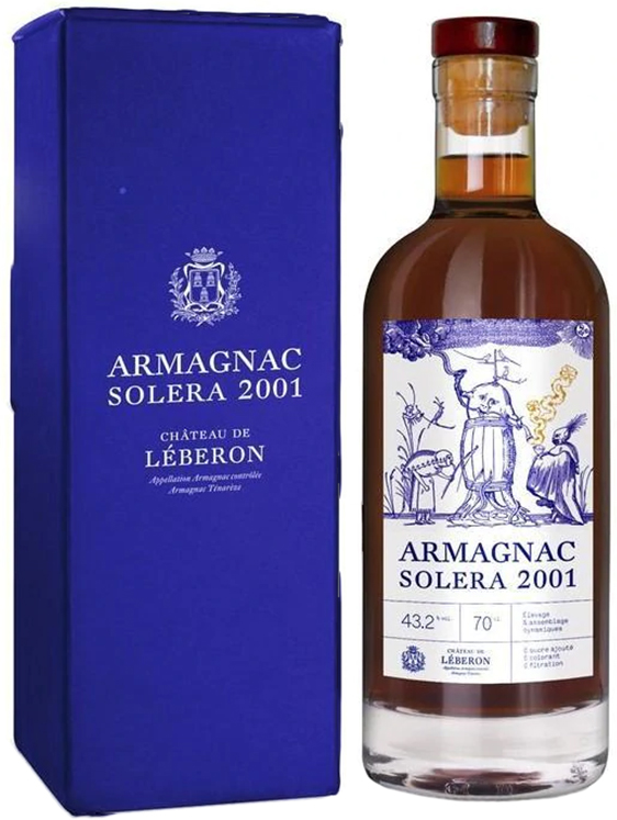 Шато де Леберон Арманьяк Солера 2001 в п/у (Château de Léberon Armagnac Solera 2001 in g/b) Шато де Леберон Арманьяк Солера 2001 в п/у (Château de Léberon Armagnac Solera 2001 in g/b)