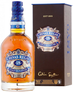 Виски Чивас Ригал 18 лет в п/у (Chivas Regal 18 Years Old in g/b) Виски Чивас Ригал 18 лет в п/у (Chivas Regal 18 Years Old in g/b)
