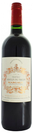 Шато Мулин де Трико Марго 2016 (Chateau Moulin de Tricot Margaux 2016)