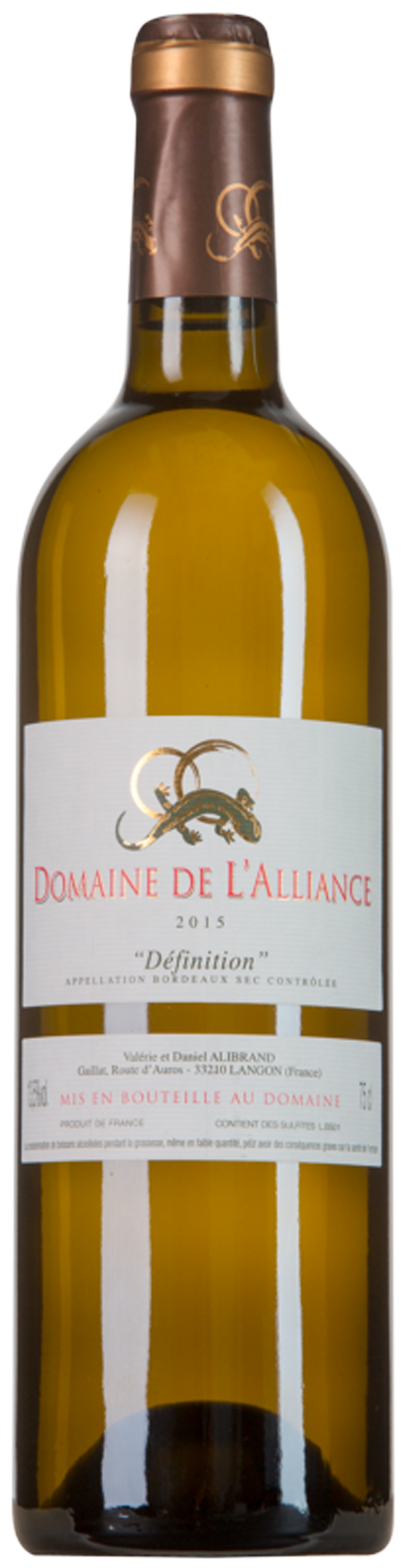 Домен де л'Альянс Дефинисьон Сухое 2021 (Domaine de L'Alliance Definition Sec 2021) Домен де л'Альянс Дефинисьон Сухое 2021 (Domaine de L'Alliance Definition Sec 2021)