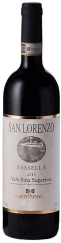 Мамете Превостини Сан Лоренцо Вальтеллина Супериоре Сасселла 2015 (Mamete Prevostini San Lorenzo Valtellina Superiore Sassella 2015)