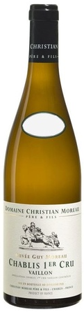 Кристиан Моро Пэр э Фис Шабли Премье Крю Вайон 2019 (Domaine Christian Moreau Chablis 1-er Cru Vaillon 2019)