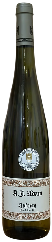 А.Й. Адам Дронер Хофберг Рислинг Кабинет Альте Ребен 2020 (A.J. Adam Dhroner Hofberg Riesling Kabinett Alte Reben 2020) А.Й. Адам Дронер Хофберг Рислинг Кабинет Альте Ребен 2020 (A.J. Adam Dhroner Hofberg Riesling Kabinett Alte Reben 2020)