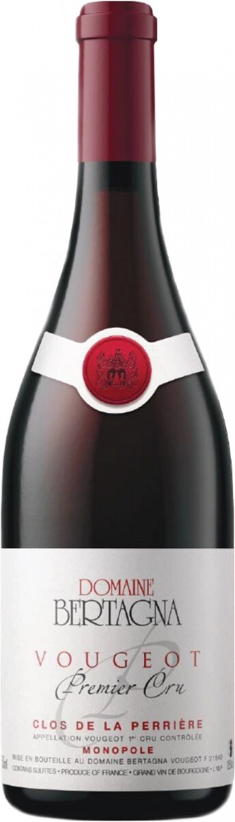Домен Бертанья Вужо 1-е Крю Кло де ла Перрьер Монополь 2018 1.5л (Domaine Bertagna Vougeot 1-er Cru 