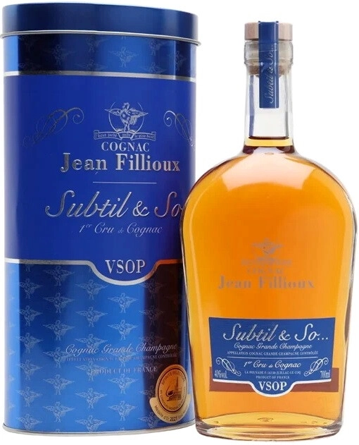 Жан Фийу Субтиль энд Со ВСОП в п/у (Jean Fillioux Subtil & So VSOP in g/b)