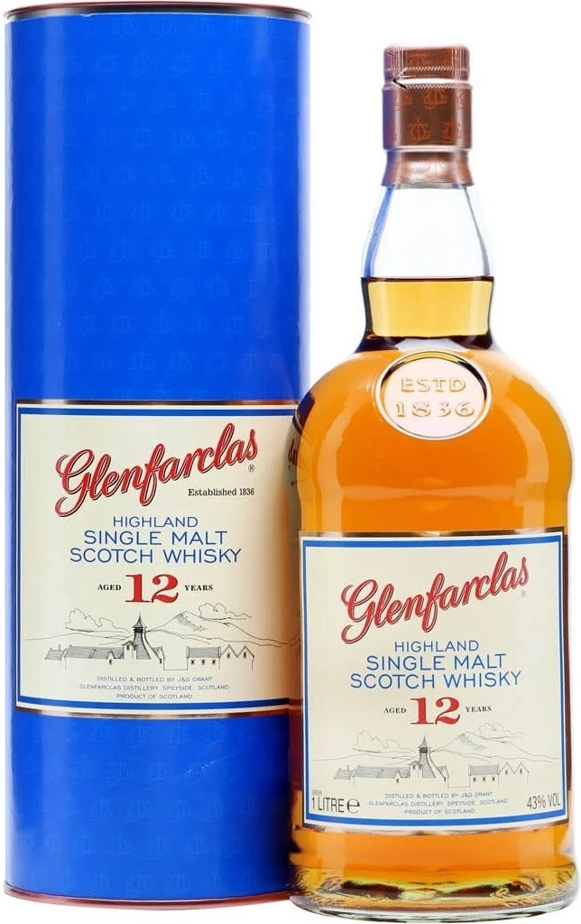 Гленфарклас 12 лет в п/у 1л (Glenfarclas 12 Years Old in g/b 1L) Гленфарклас 12 лет в п/у 1л (Glenfarclas 12 Years Old in g/b 1L)