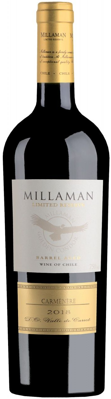 Милламан Лимитед Резерв Карменер 2018 (Millaman Limited Reserve Carmenere 2018) Милламан Лимитед Резерв Карменер 2018 (Millaman Limited Reserve Carmenere 2018)